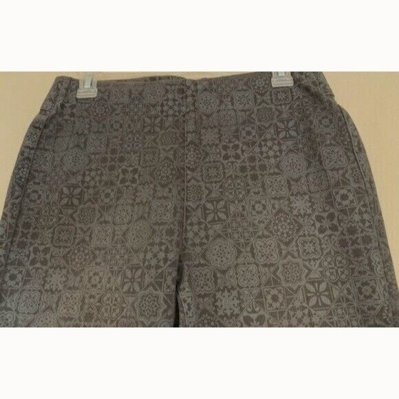 Soft Surroundings Women Pull On Jean Sz Small Black Gray Patchwork Boho Chic - Picture 7 of 12